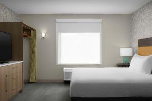 Voodi või voodid majutusasutuse Home2 Suites By Hilton Poughkeepsie toas