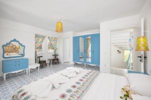 Postel nebo postele na pokoji v ubytování Villa Blue Island