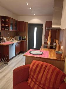 Η κουζίνα ή μικρή κουζίνα στο Ferienwohnung