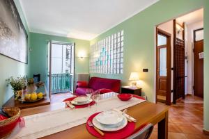 Χώρος καθιστικού στο Casa di Maddalena Aosta