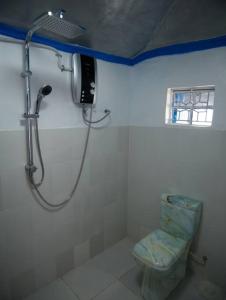 Et badeværelse på The Blue Wave