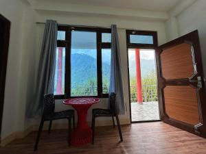 Naturlandskabet i nærheden af pensionatet