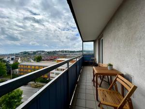 Rõdu või terrass majutusasutuses StayRoom Apartments I "U27"