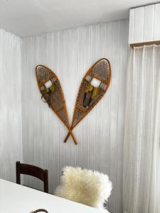 Ліжко або ліжка в номері Appartement lumineux & central