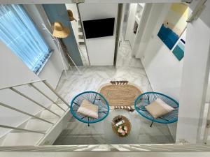 Et tv og/eller underholdning på Appartamento a Genova con parcheggio privato a due passi dal mare