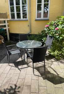 Patio nebo venkovní prostory v ubytování Faaborg Vandrerhjem