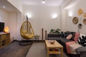 Posezení v ubytování Kastella Bohemian Pied a Terre