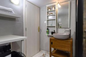 Kuchyň nebo kuchyňský kout v ubytování Kastella Bohemian Pied a Terre