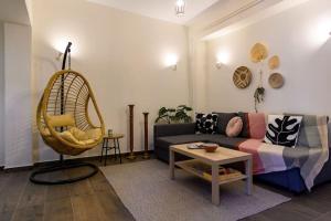 Posezení v ubytování Kastella Bohemian Pied a Terre