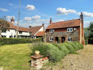 Bygningen som feriehuset ligger i