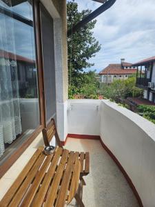 Balkón nebo terasa v ubytování Вила Кула
