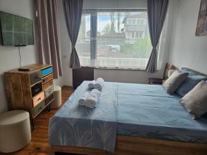 Postel nebo postele na pokoji v ubytování Вила Кула