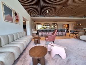 Istumisnurk majutusasutuses Familienhotel Felsenhof