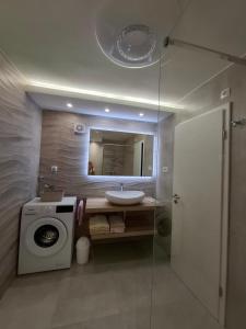 Koupelna v ubytování Apartments Nada