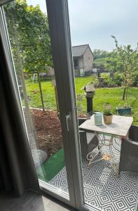 Zahrada ubytování B&B Bombon