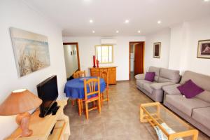 Część wypoczynkowa w obiekcie Xavier - oceanfront apartment with sea views in Calpe