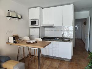 Η κουζίνα ή μικρή κουζίνα στο Gran Canaria Mogan sunset