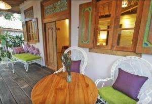 Posezení v ubytování Guesthouse Mooz