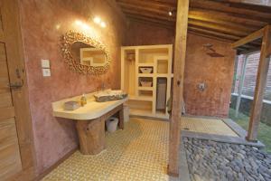 Koupelna v ubytování Guesthouse Mooz