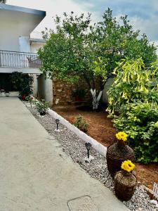 Zahrada ubytování Flower House in Koropi-near airport