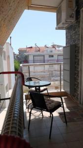 Balkón nebo terasa v ubytování Strandnahe Wohnung in Chalkidiki + 2 fotografie