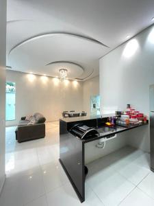 Kuchyň nebo kuchyňský kout v ubytování Casa nova e moderna