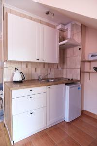 Kuchyň nebo kuchyňský kout v ubytování Ośrodek Wypoczynkowy Relaks i Apartamenty