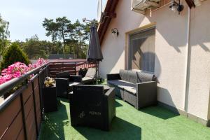 Balkón nebo terasa v ubytování Ośrodek Wypoczynkowy Relaks i Apartamenty
