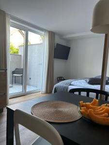Postel nebo postele na pokoji v ubytování Apartma Neja