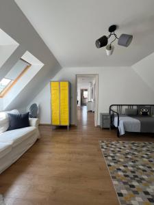 Krevet ili kreveti u jedinici u okviru objekta D4 Apartments Dörgicse