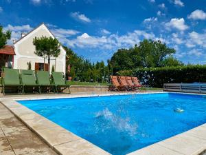 Bazen u ili blizu objekta D4 Apartments Dörgicse