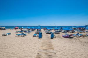 Ein Strand an oder in der Nähe der Ferienwohnung