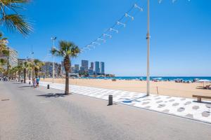 Ein Strand an oder in der Nähe der Ferienwohnung