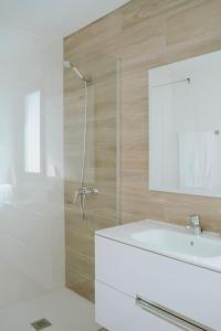 Et badeværelse på Casa Aguita, Atico Villaverde