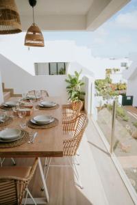 En balkon eller terrasse på Casa Aguita, Atico Villaverde