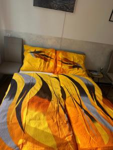 Postel nebo postele na pokoji v ubytování Apartmán Sedmička