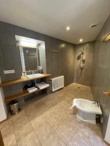 Koupelna v ubytování Hotel Vidal + 26 fotografií