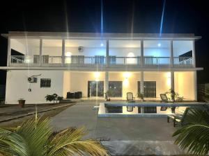 Bygningen som villaen ligger i