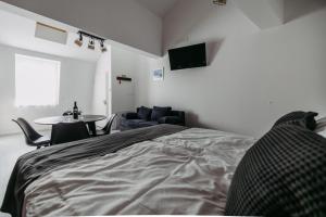 Voodi või voodid majutusasutuse Loft Schottenau toas