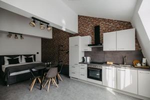 Köök või kööginurk majutusasutuses Loft Schottenau
