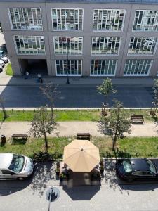 Budynek, w którym mieści się apartament