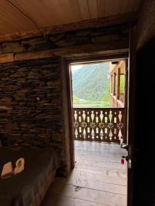 Nespecifikovaný výhled na hory nebo výhled na hory při pohledu z bed and breakfast