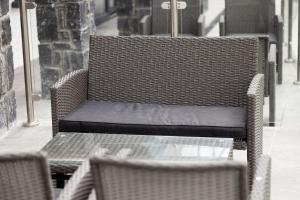 Гостиная зона в Pierside Apartments Deluxe Accommodation