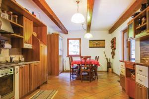 Kuchyň nebo kuchyňský kout v ubytování Chalet Primus Near Soča Gorge - Happy Rentals