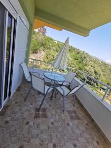 Balkón nebo terasa v ubytování Apartments Bibic