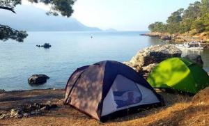 Příroda nedaleko luxury tent