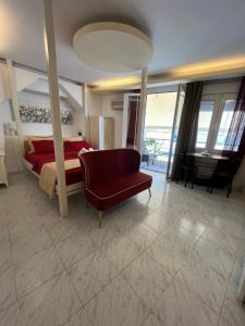 Posteľ alebo postele v izbe v ubytovaní Papyrus City Centre Apartments