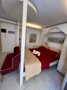 Posteľ alebo postele v izbe v ubytovaní Papyrus City Centre Apartments