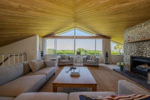 Istumisnurk majutusasutuses Vegan Seafront Retreat & Yoga Studio in West Wittering
