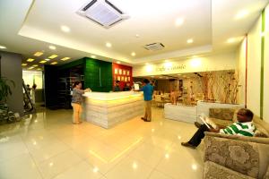 Classic Boutique Hotel Kuantan的休息区